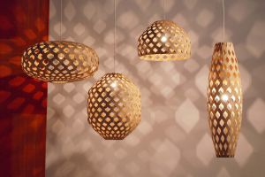 Bamboo Light Hexagonal pendant lights