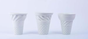 Porcelain ice-cream cone collection