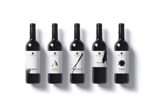Labels for top wines of the Heimann Family Estate