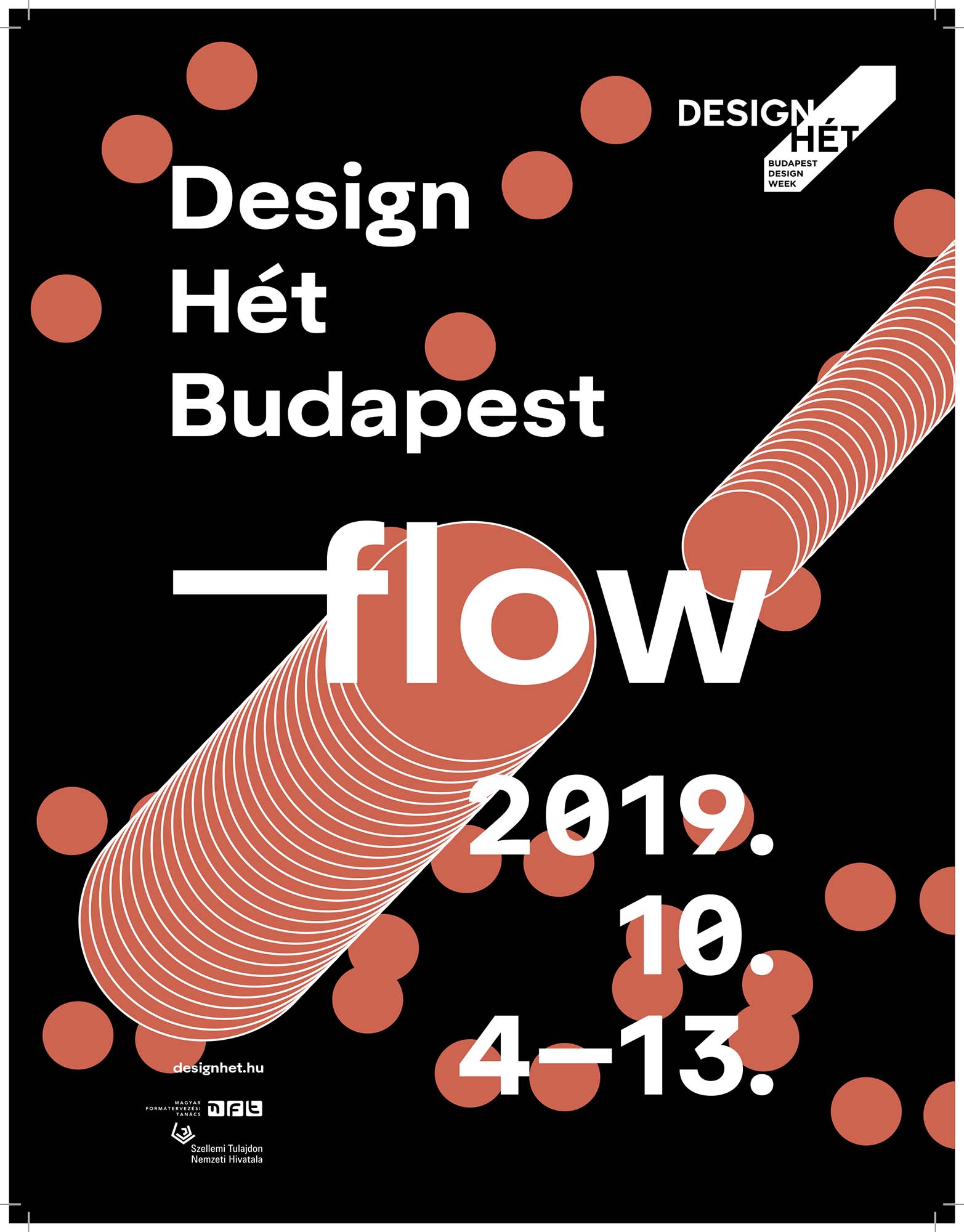 Budapest Design Week flowall generative identity structure
